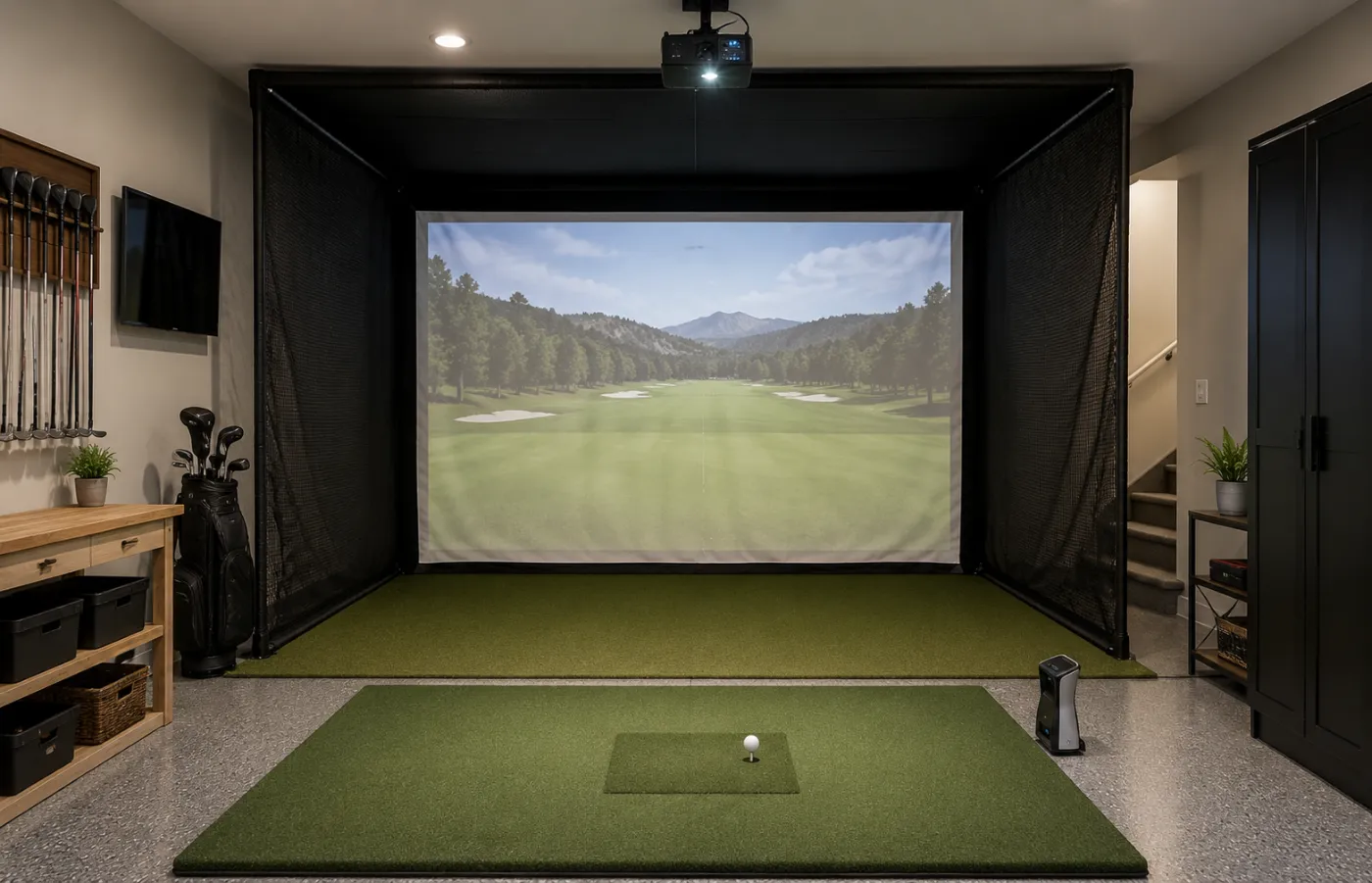 Screen enclosure route